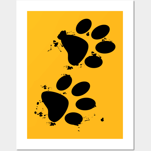 Huellas de perro Wall Art by magenta-dream